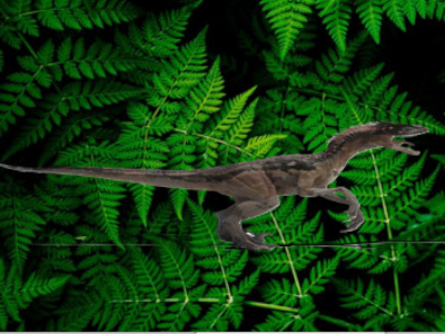 Segundo modelo tridimensional de dinosaurio en AR Dinosaur