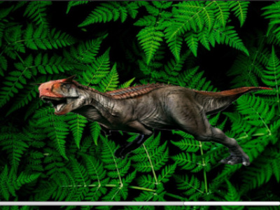 Tercer modelo tridimensional de dinosaurio en AR Dinosaur